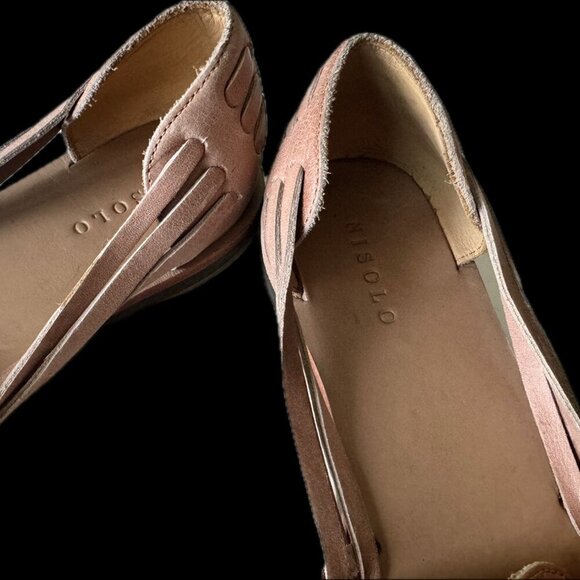 Nisolo Women's Huarache Sandal - Almond- Size 8 - Picture 4 of 9